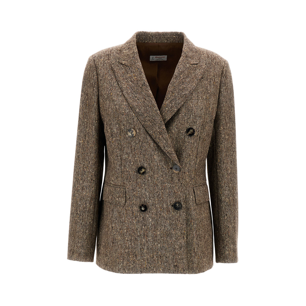 ALBERTO BIANI Structured Brown Jacket
